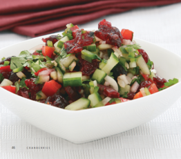Grilled Chicken Breast with Caramelized Cranberry Salsa