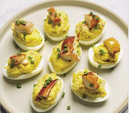 Lobster Devilled Eggs