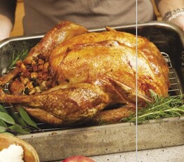 Christmas Herb-Rubbed Turkey with Sherry Gravy