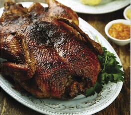 Traditional Roast Duck with Citrus Brandy Sauce
