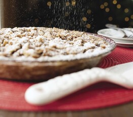 Dutch Kerstmis Appel Taart