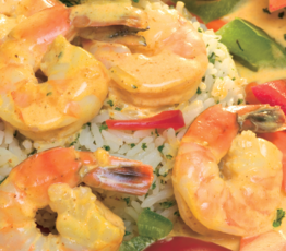 Curried Tiger Prawns