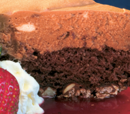 Milk Chocolate and Hazelnut Mousse Cake