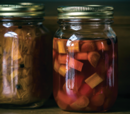 Pickled Rhubarb 