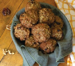 Pineapple, Carrot, and Date Muffins