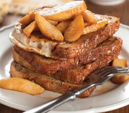 Fresh Toast Stuffed with Maple-Glazed Apples