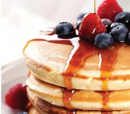 Wickwire House Maple Pecan Banana Pancakes