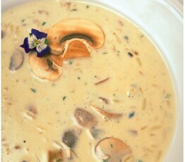 Wild Rice and Mushroom Soup