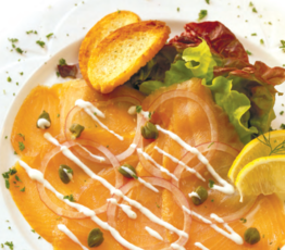 Smoked Salmon Appetizer Plate