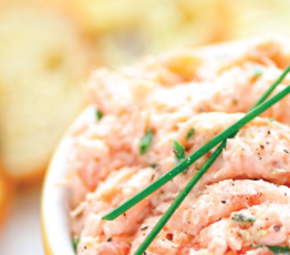 Bourbon-Laced Grilled Atlantic Salmon Cream Cheese Spread