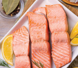 Poached Atlantic Salmon