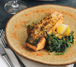 Salmon Brulee