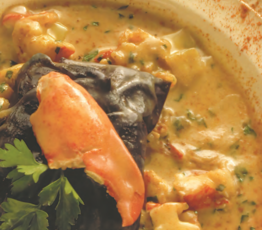 Salmone al Cappuccio (Salmon Wrapped in Cabbage with Seafood Sauce)