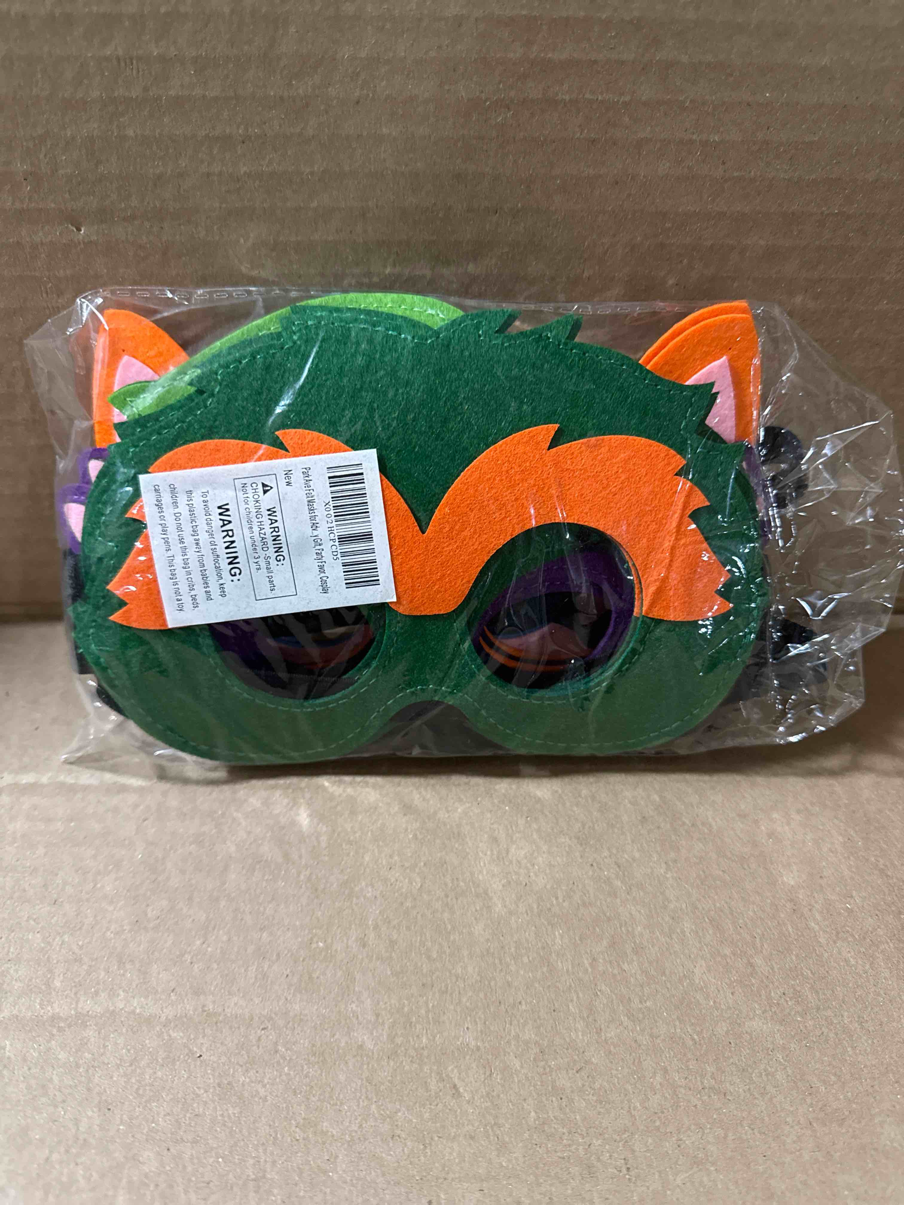 Condition photo showing Brand New for pack of 10 pack park ave felt masks for dora party - comfortable, one-size-fits-most design - premium quality eco-felt and fleece. perfect for birthday gift, party favor, cosplay