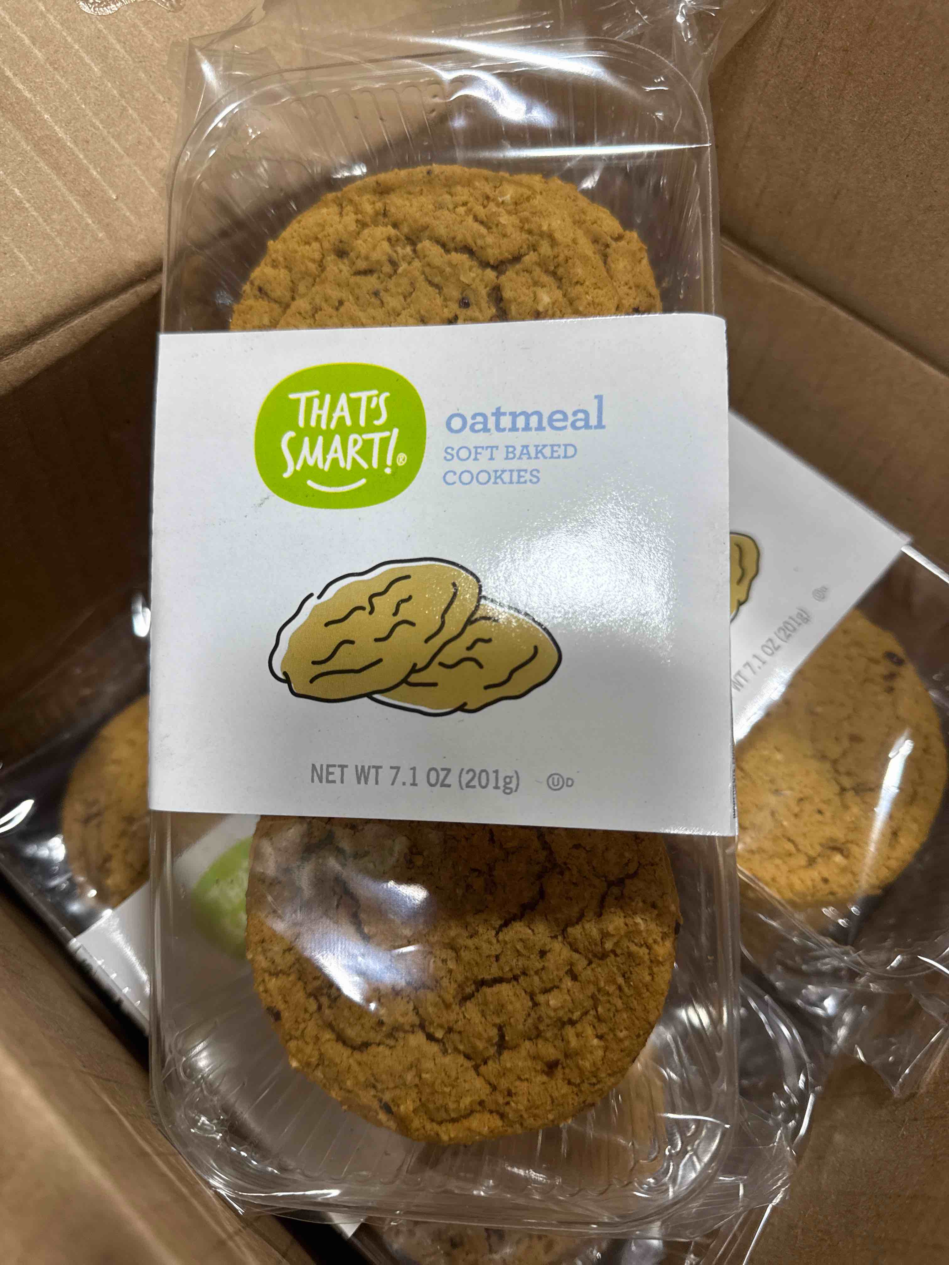  Case of  8 Oatmeal Soft Baked Cookies 7.1 oz BB Oct 2025 