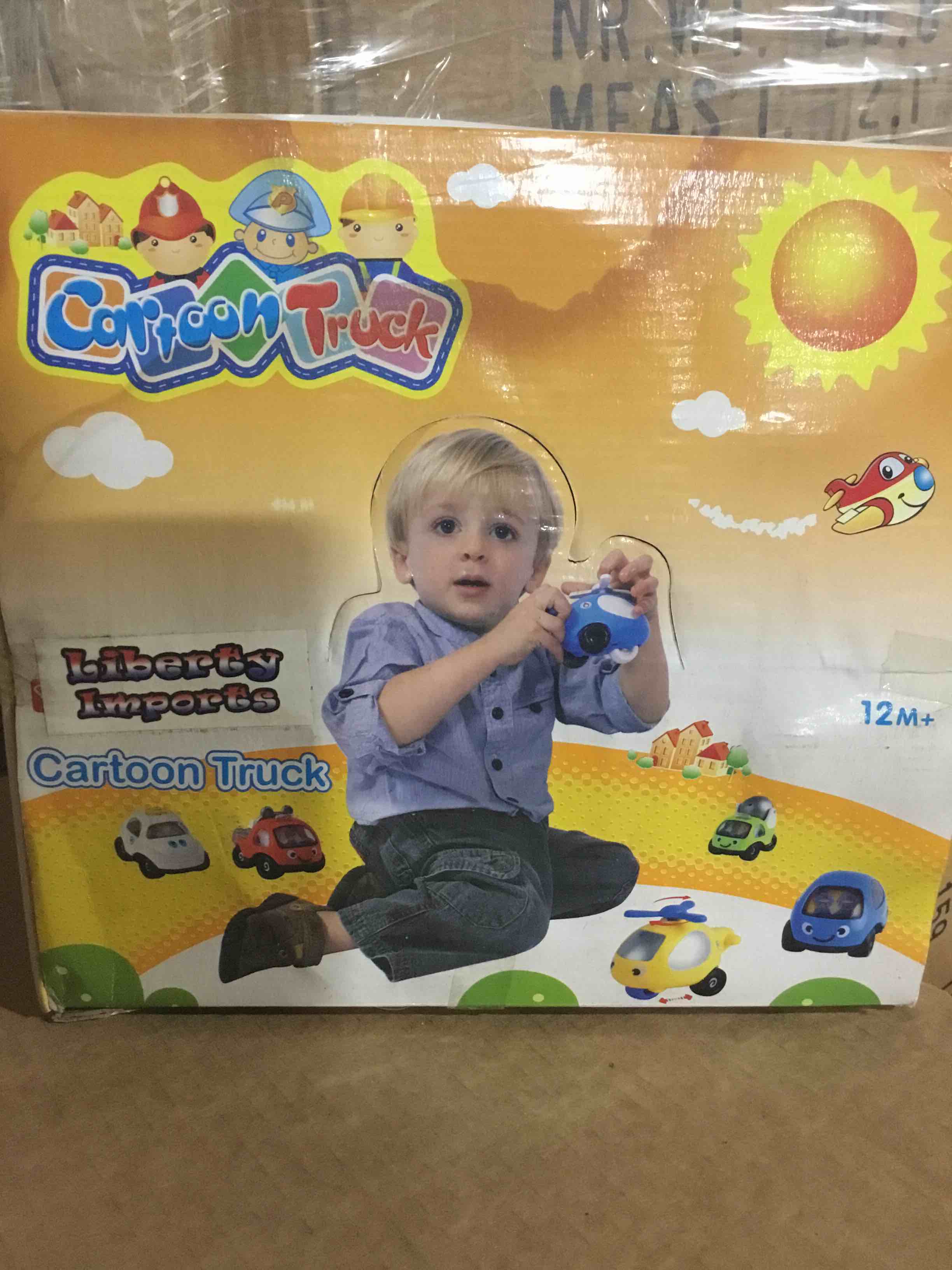 Condition photo showing New/Like New for Cartoon Cars And Trucks Play Vehicles Set For Toddlers (6-pack)