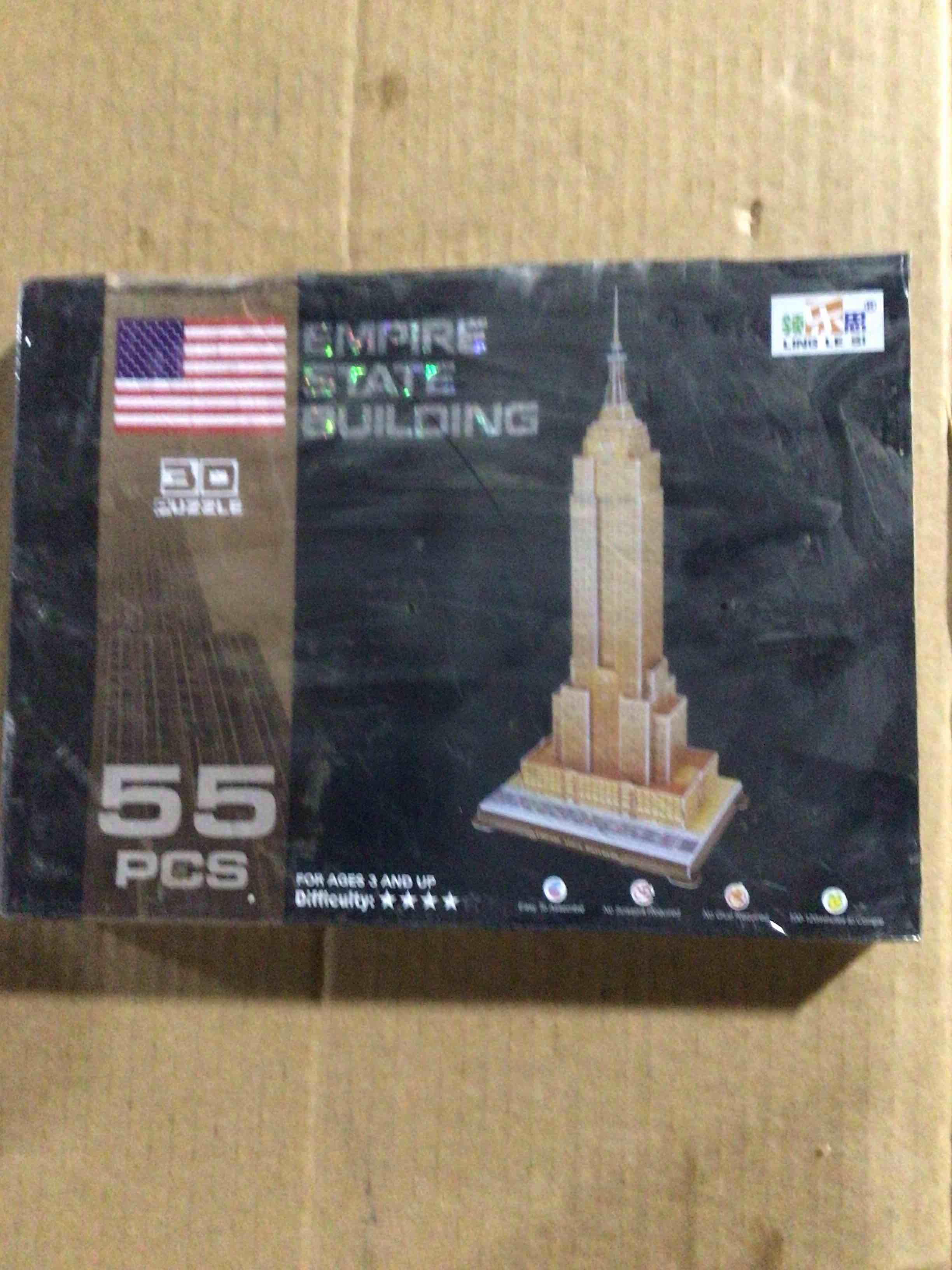 Empire State Building , 55 pcs , 3D puzzle