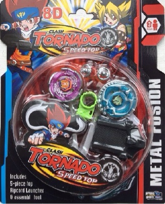 2 Bey With Led Light Clash Tornado Metal Fusion 8d Beyblade Speed Top 5 Pcs Top