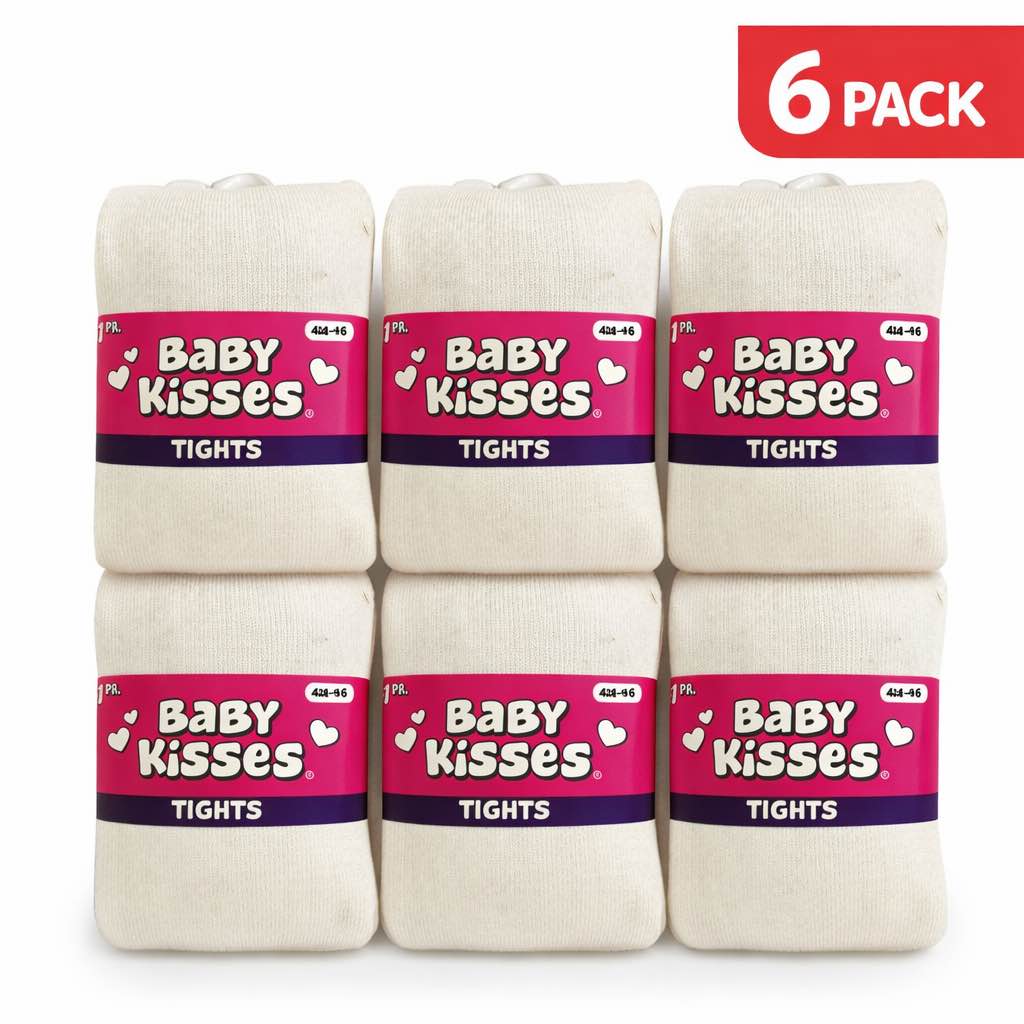 Condition photo showing Brand New for Six pack baby kisses tights size 4 to 6