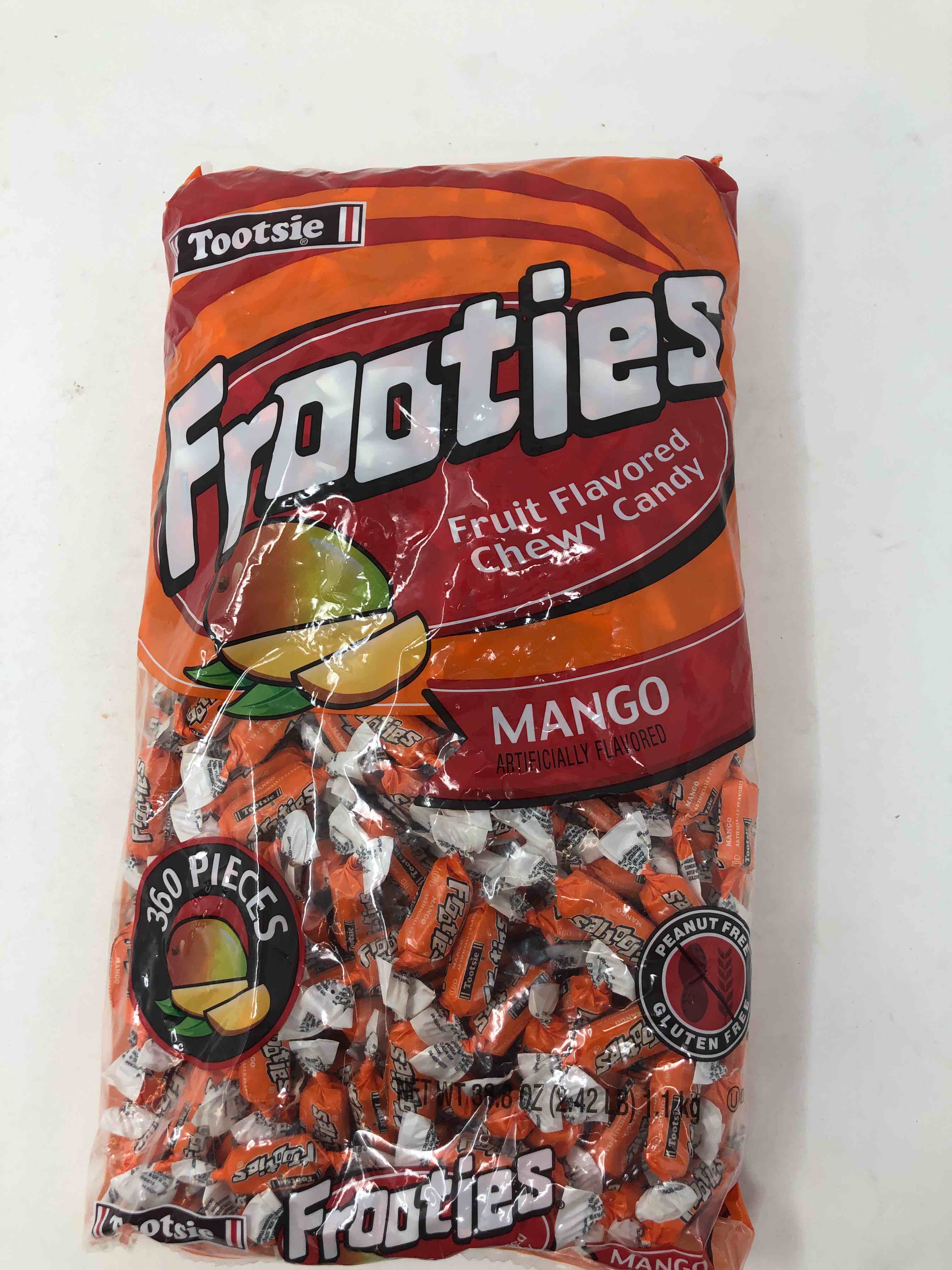 Frooties Fruit Flavored Chewy Candy Mango Flavored