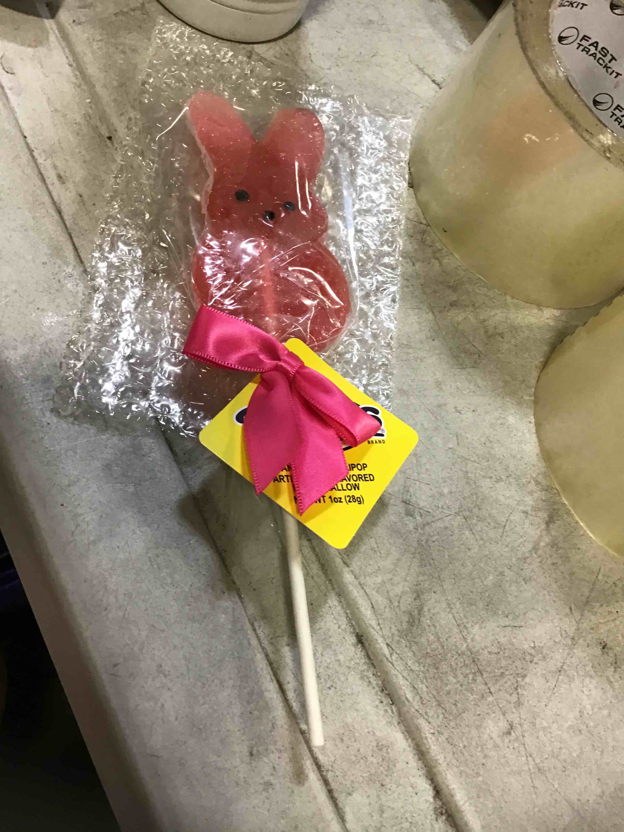 1.1 oz Peeps Marshmallow Lollipops, Pink