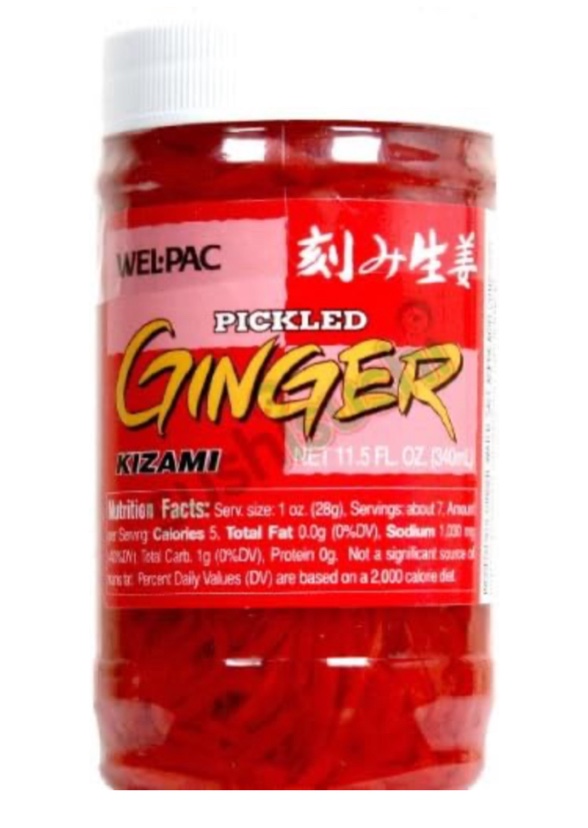Wel-Pac Kizami Shoga Pickled Ginger, 11.50 FZ