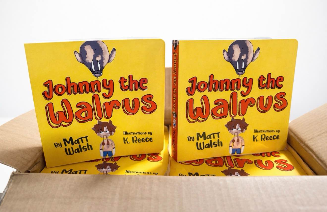 Case of 26 Johnny the Walrus by Matt Walsh Book 
