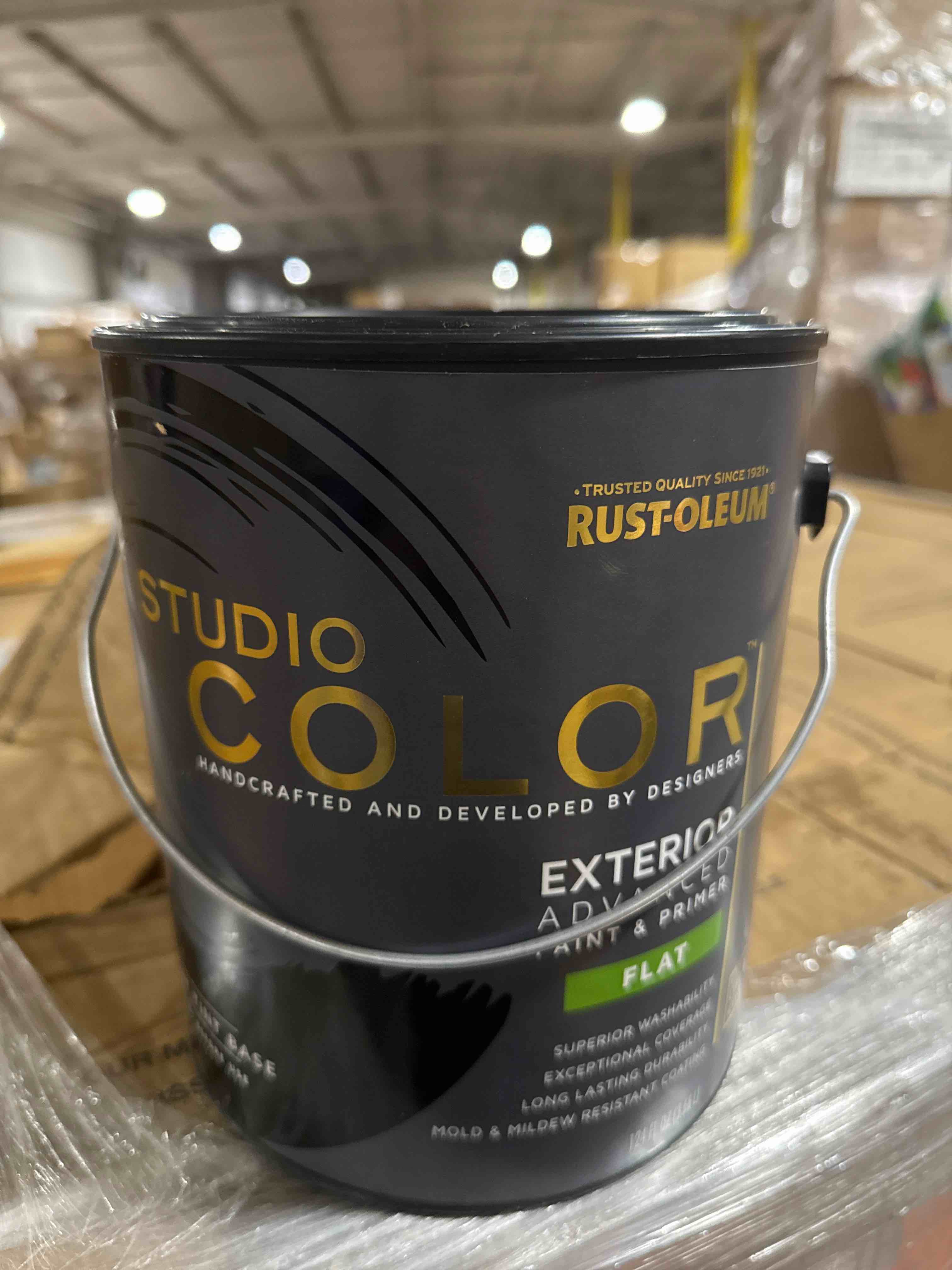 rust oleum, studio color light tint Base flat 1 gal