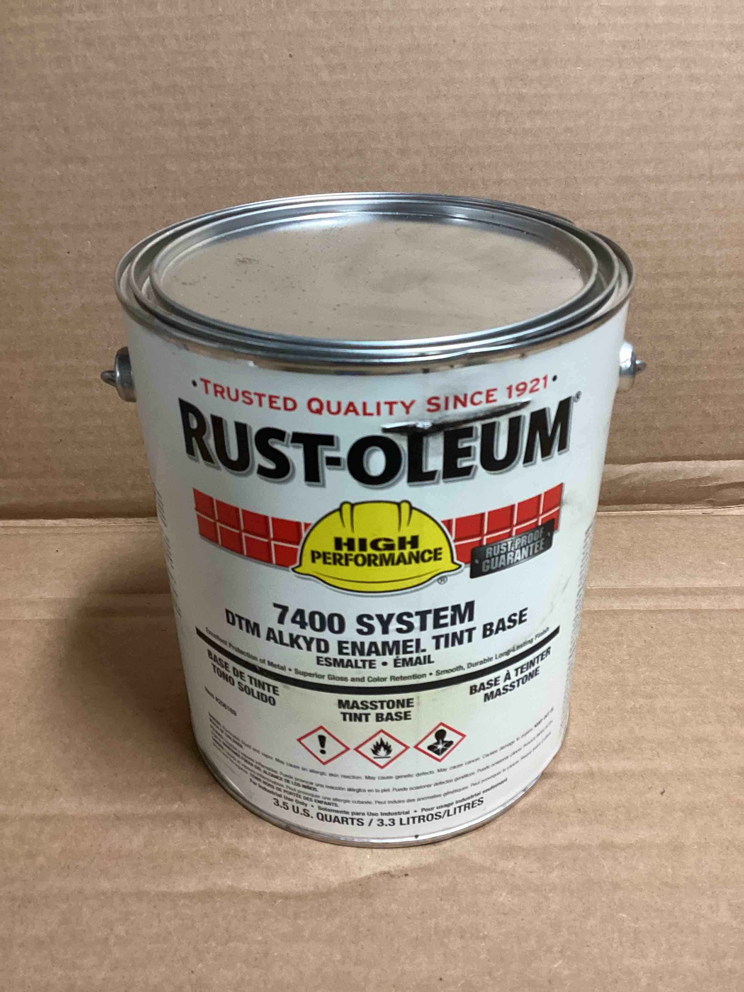 Condition photo showing New/Like New for Rust-Oleum 7400 System DTM Alkyd Enamel Tint Base, Masstone Tint Base 