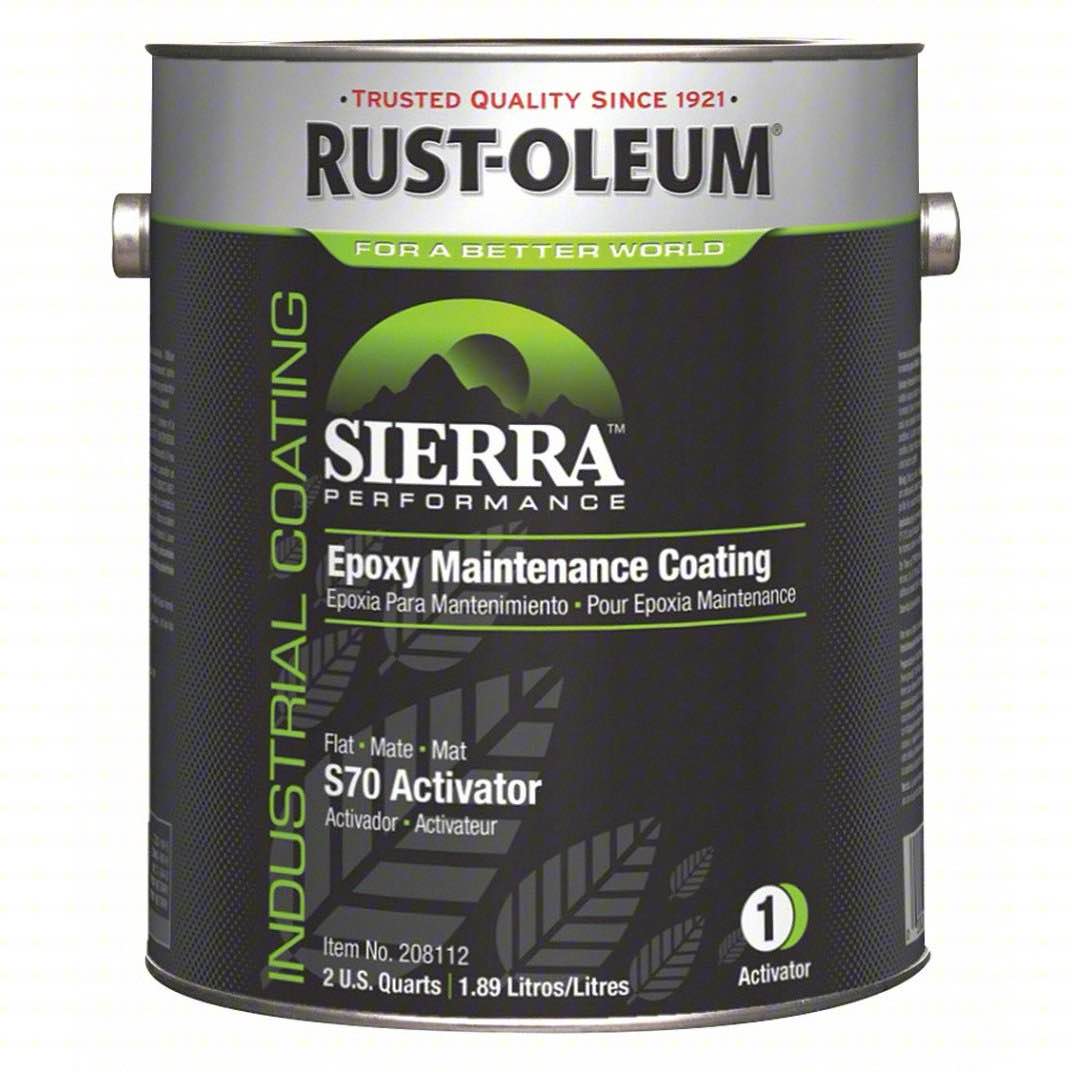 RUST-OLEUM Paint Activator: S70Sierra S70, Epoxy Floor Coatings, Water, Epoxy, Activator, Clears