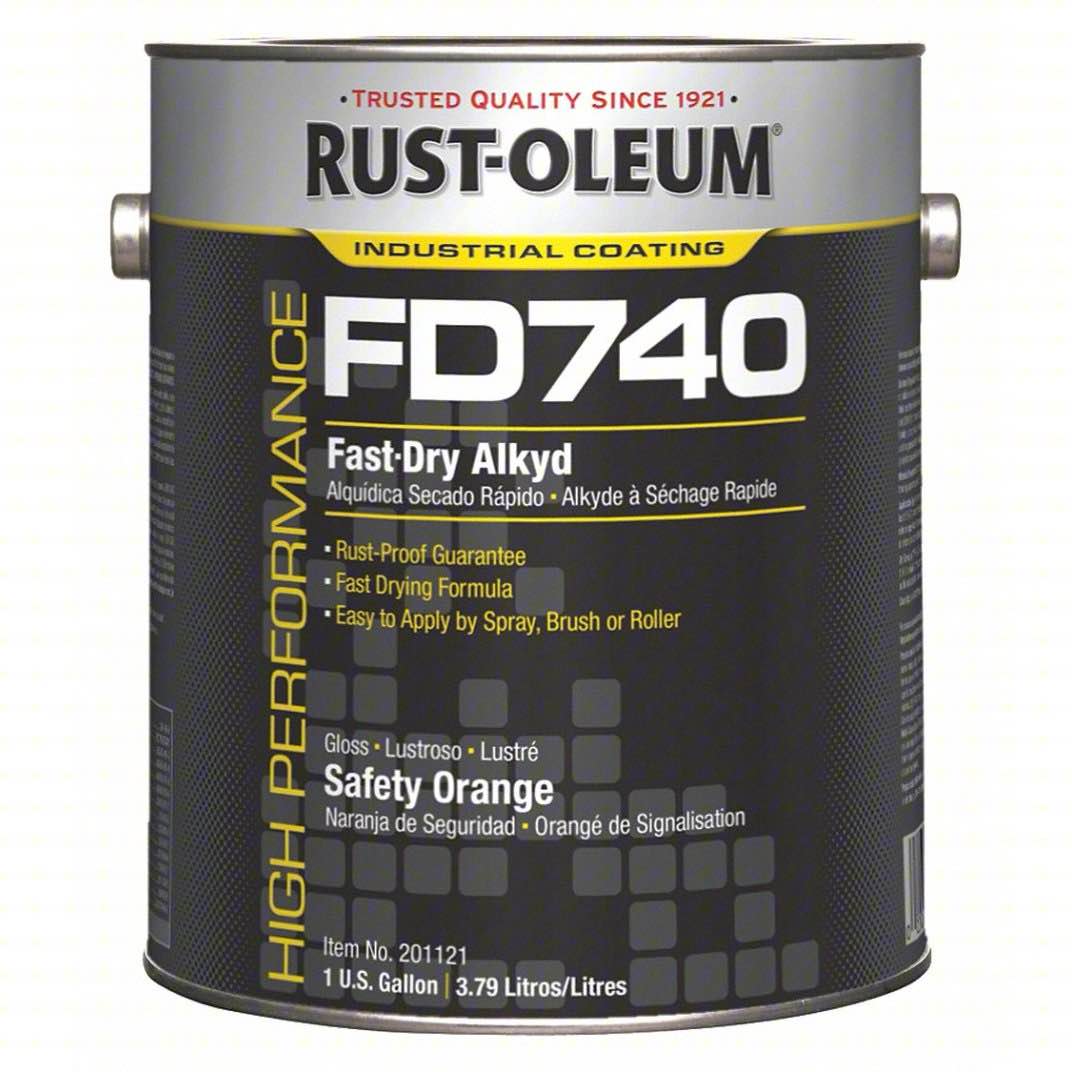 Rust-Oleum Rust-Oleum 1 Gallon High Performance Gloss OSHA Safety Orange Interior/Exterior Water-based