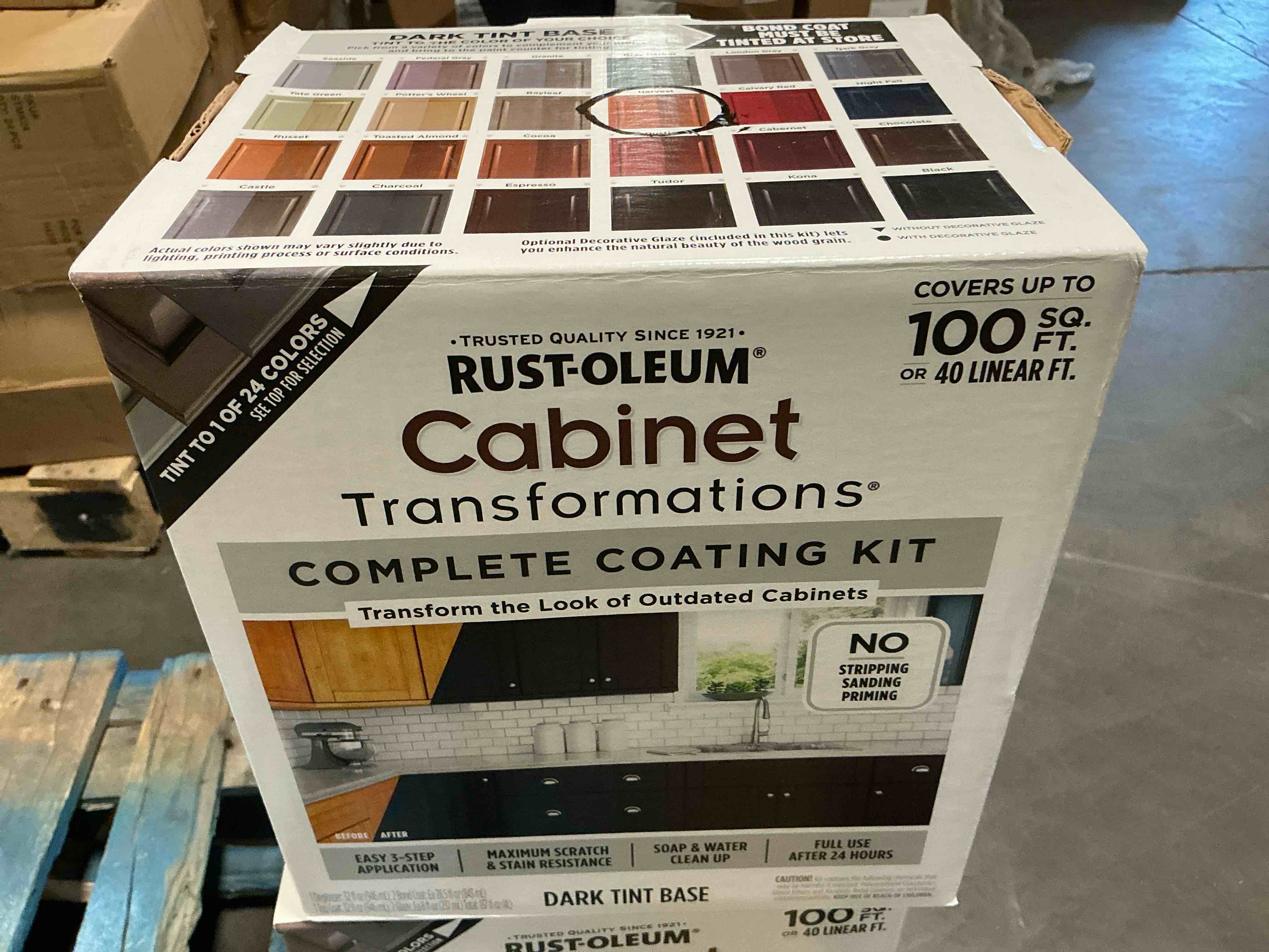 rustoleum cabinet transformations complete coating kit dark tint base