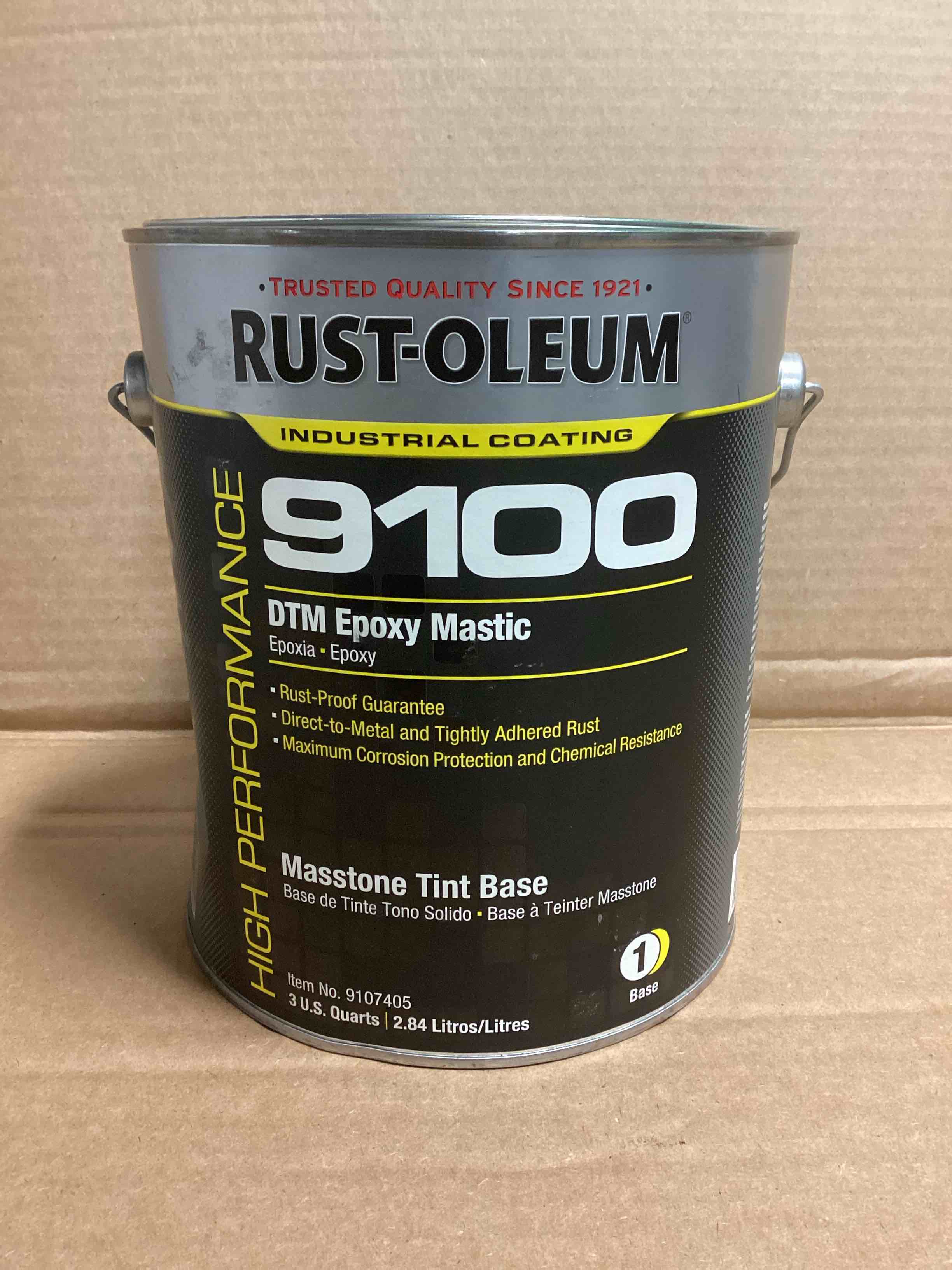Rust-Oleum High Performance 9100 DTM Epoxy Mastic Masstone Tint Base 