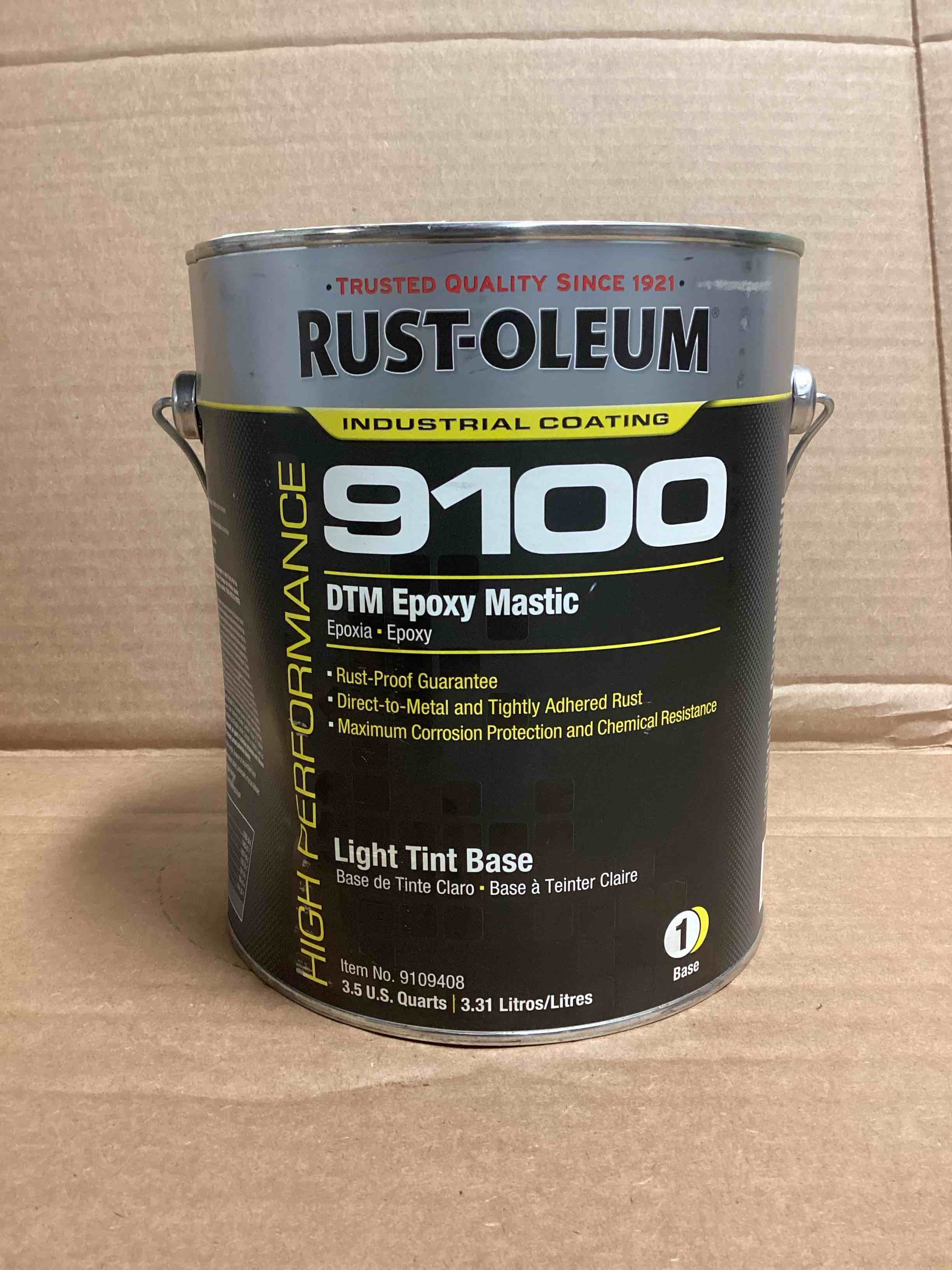 Rust-Oleum High Performance 9100 DTM Epoxy Mastic, Light Tint Base 
