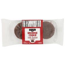 case of 8! clover Valley brownie cookie soft baked 7.1 ounce package eight count of cookies