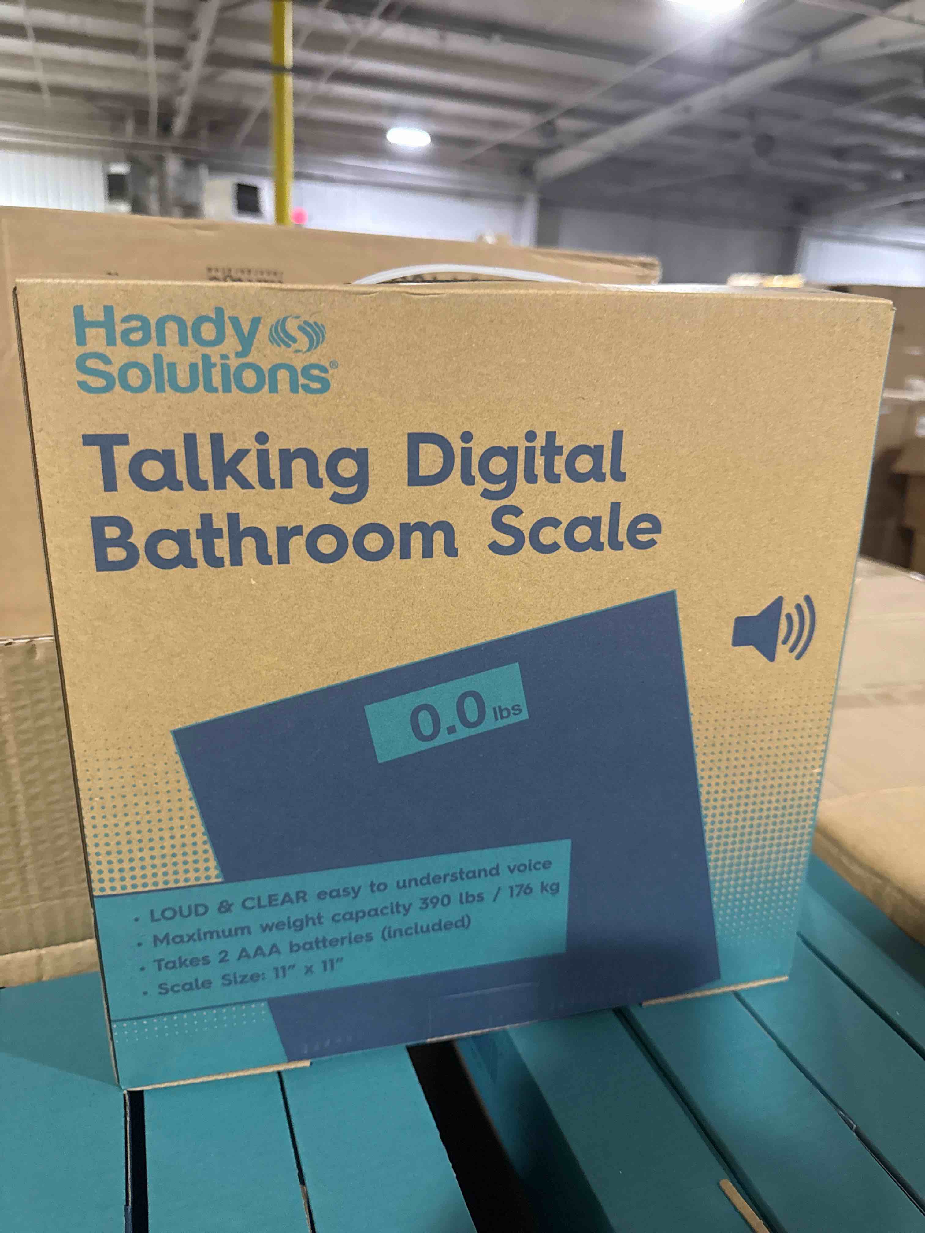 Condition photo showing New/Like New for handy solutions talking digital bathroom scale with voice assistant