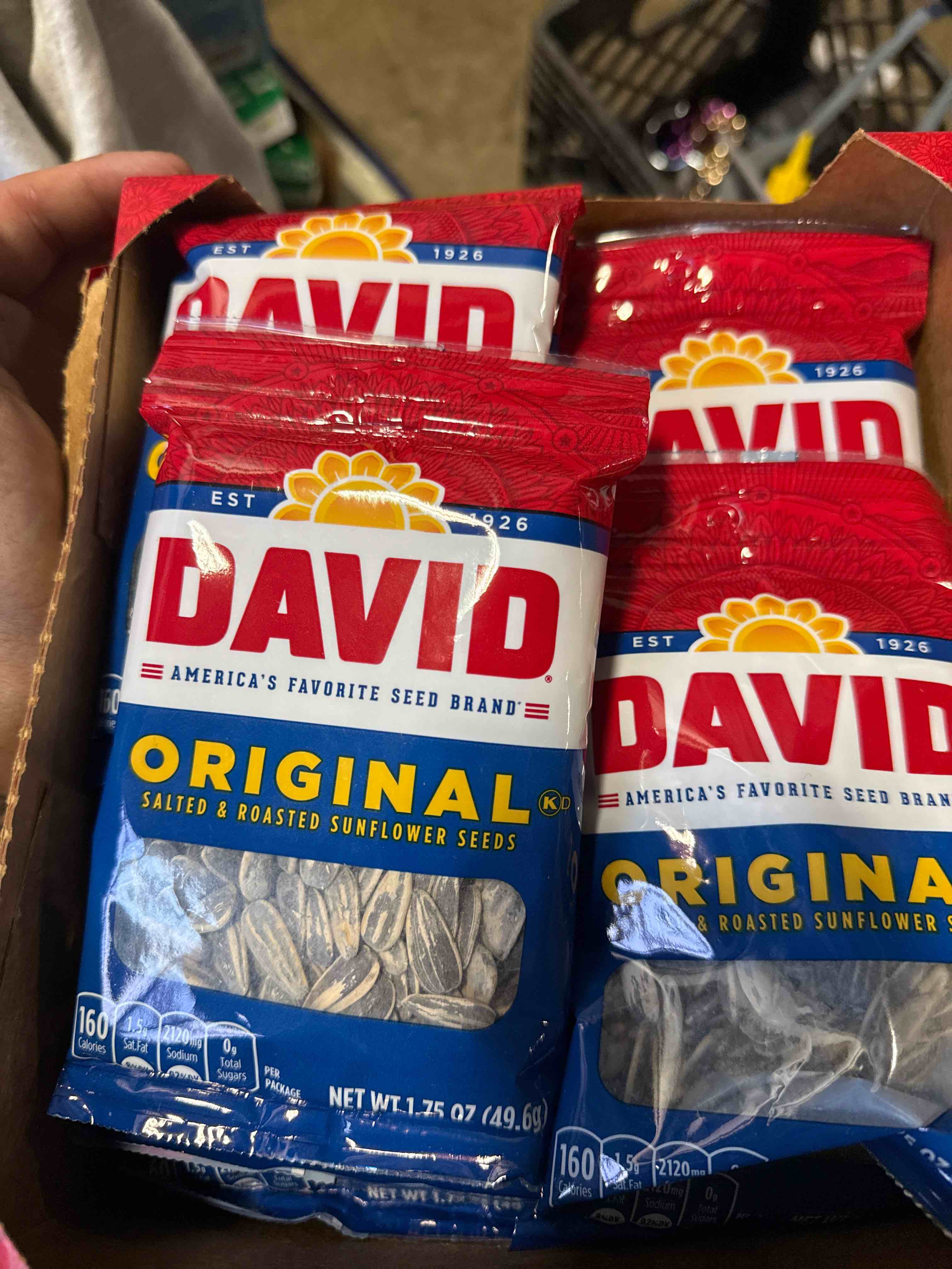 Best By 05 2025 David® Original Salted & Roasted Sunflower Seeds