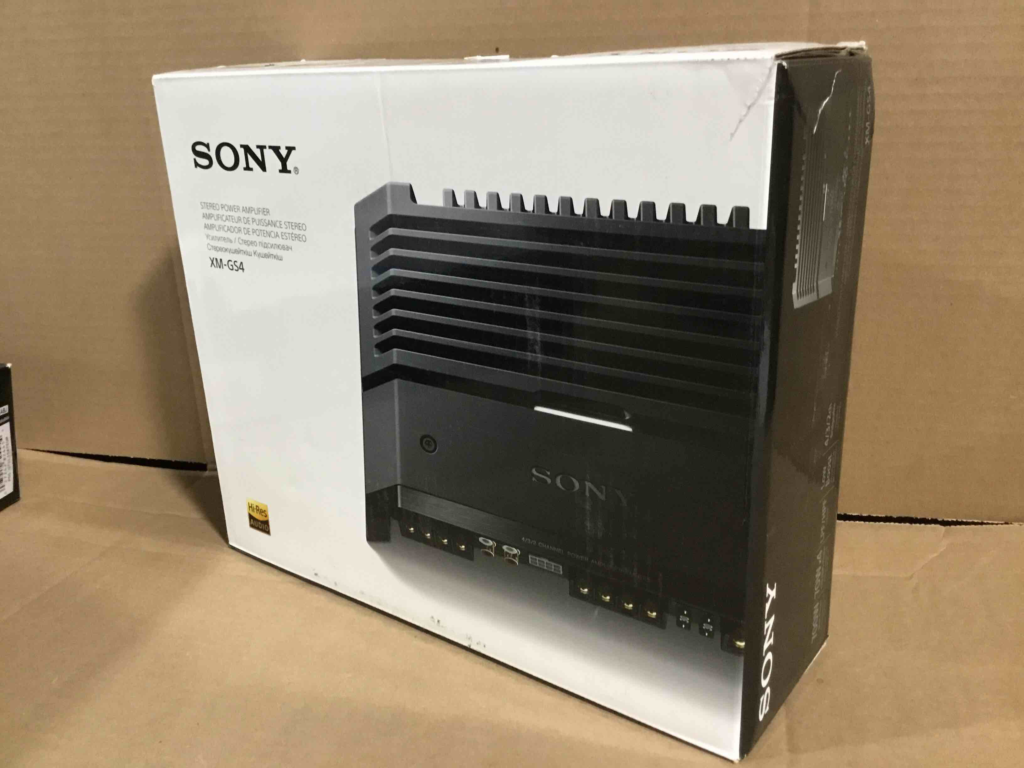 Condition photo showing Good Condition for Sony 4 Channel Class AB High Resolution MOSFET Car Audio Stereo Amplifier