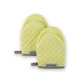 KitchenAid Asteroid Mini Oven Mitt Set  Kyoto Glow Yellow  5.5 x8   Set of 2  Available in Multiple Colors