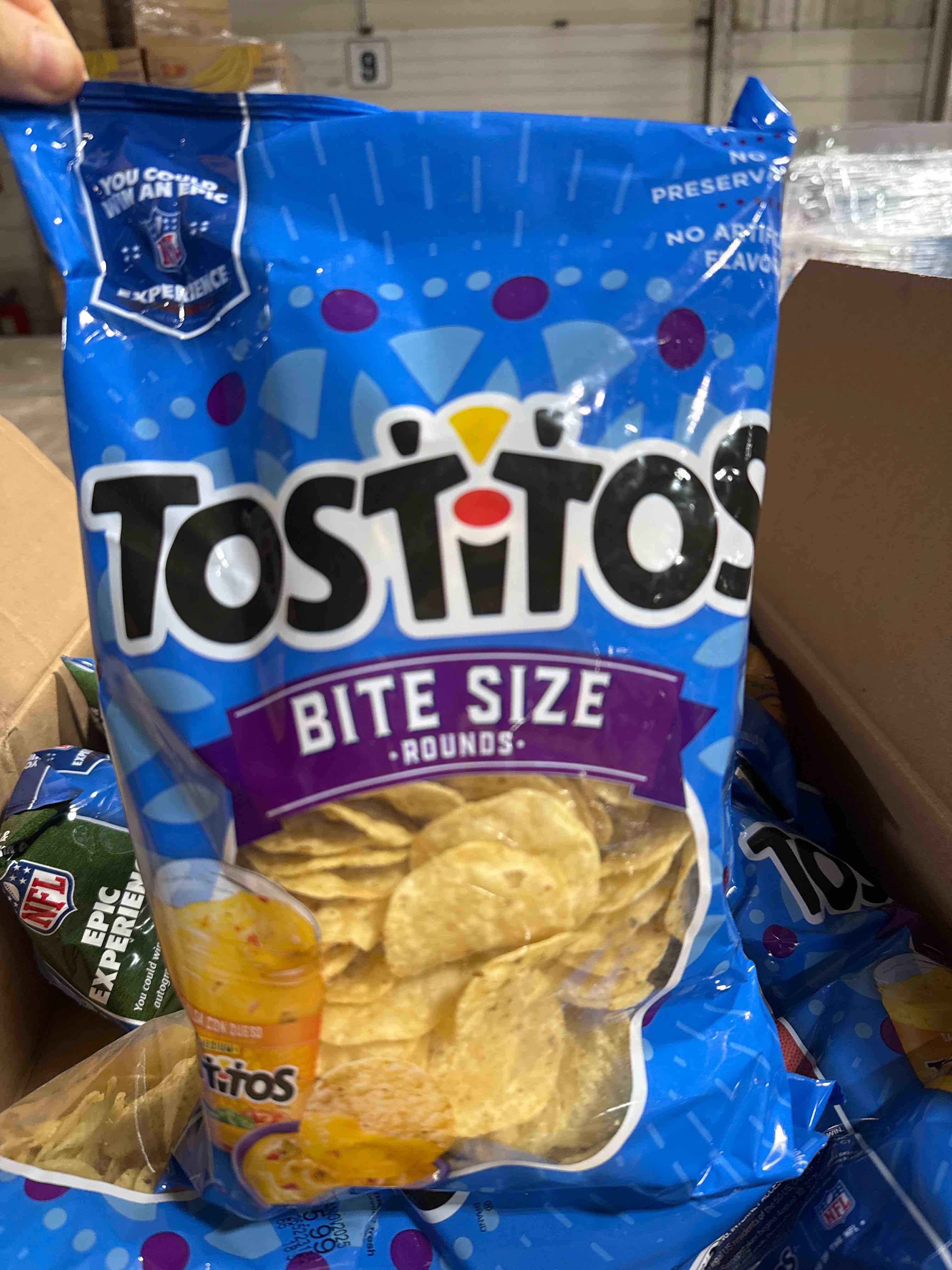 7 bags Tostitos Bite Size Rounds Tortilla Chips - 12oz