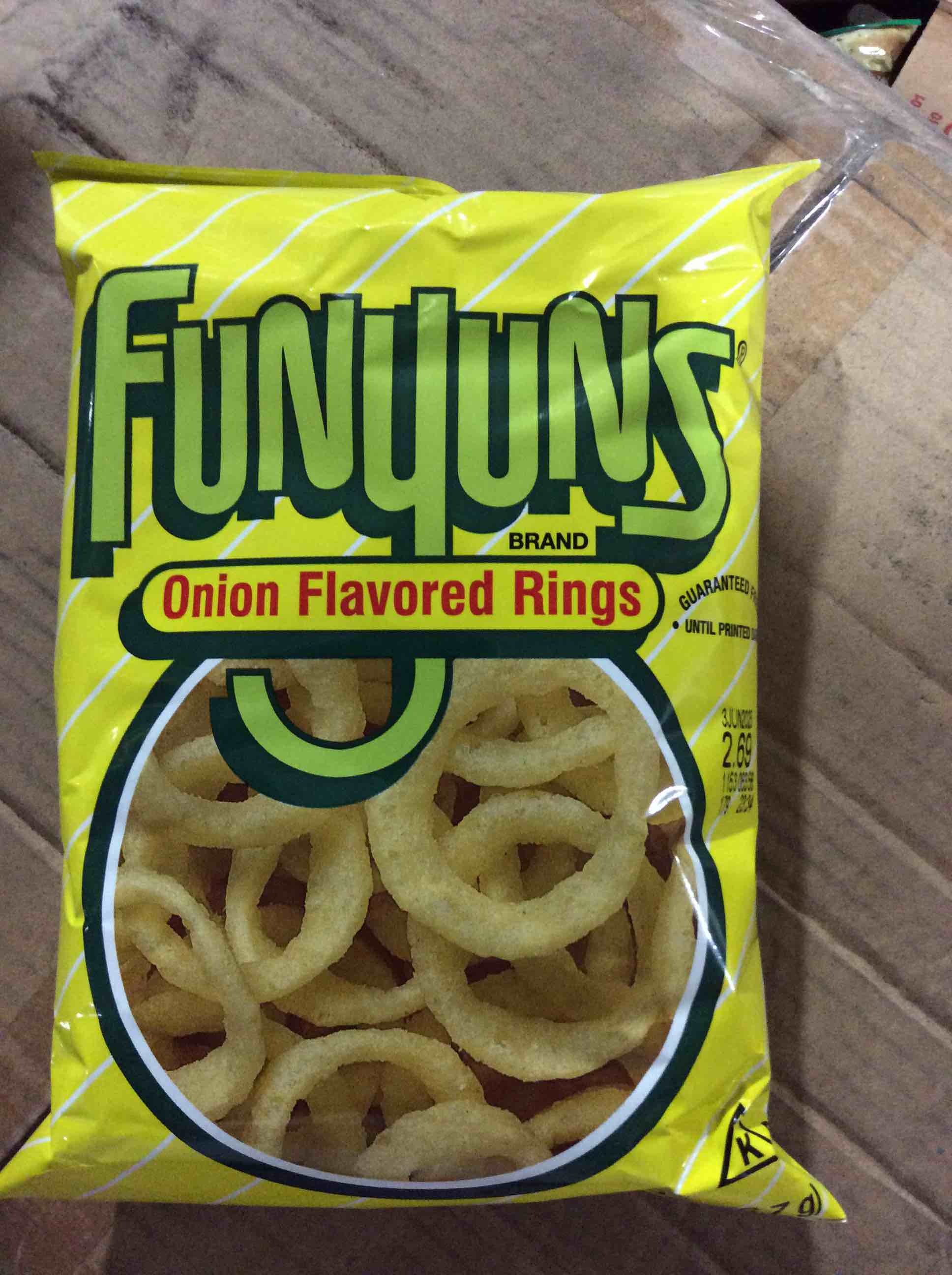 Condition photo showing Brand New for case of 24! funyuns onion flavored rings 2oz 