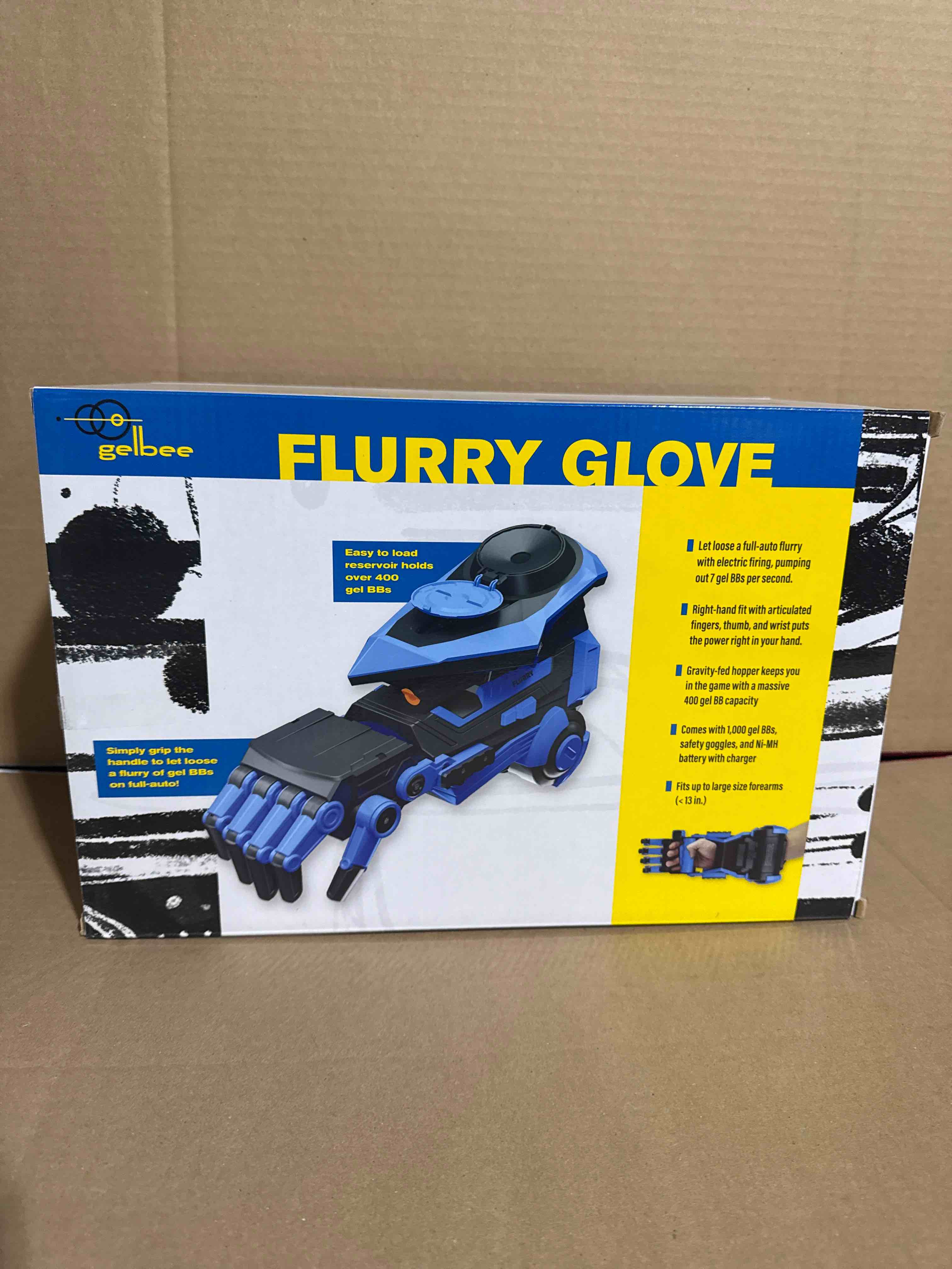 Condition photo showing New/Like New for gelbee flurry glove water bead blaster
