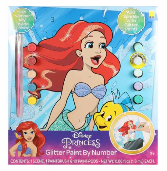 Disney Princess Glitter Paint By Number 
