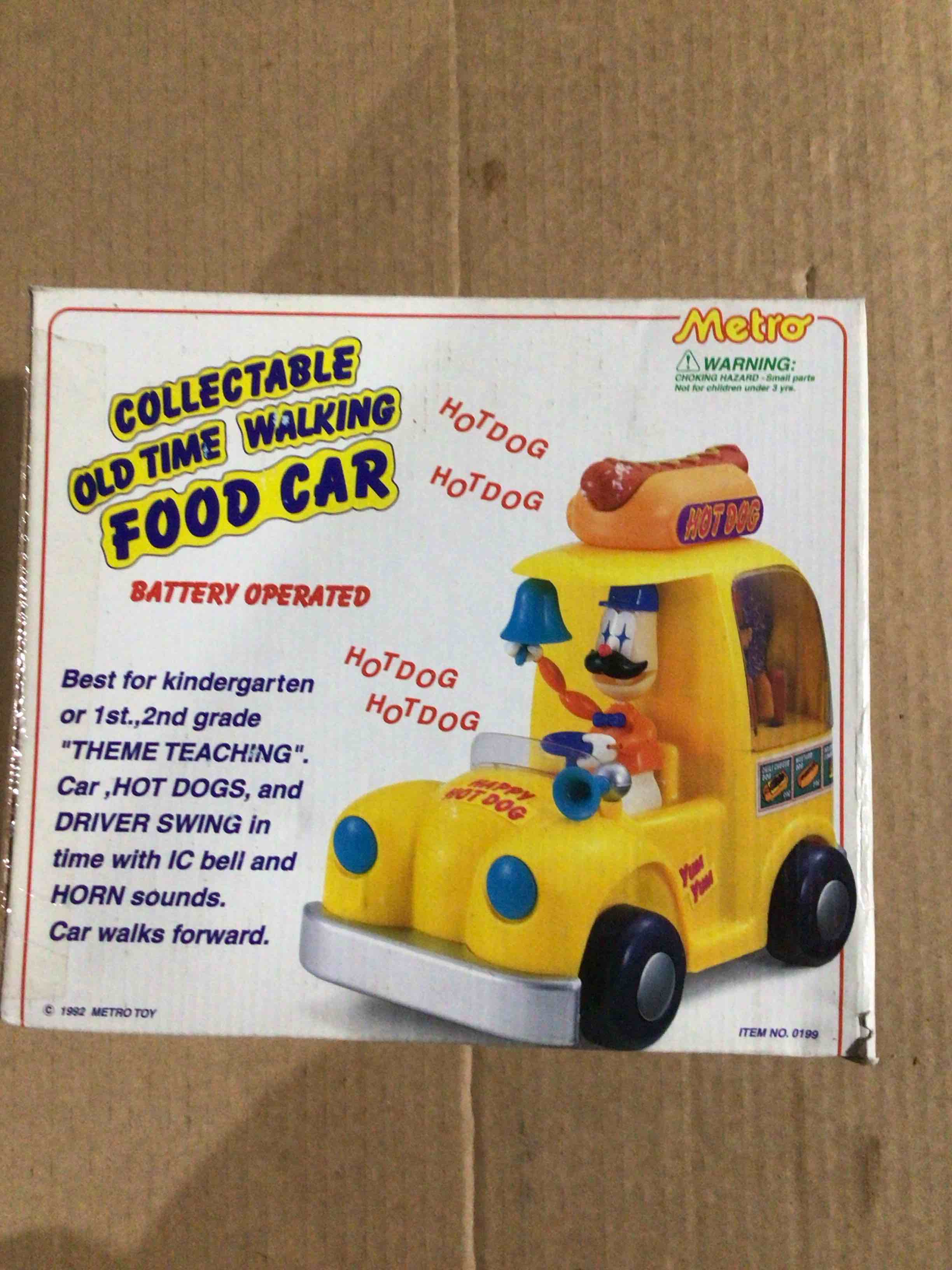 Condition photo showing New/Like New for Collectable Old Time Walking Food Car
