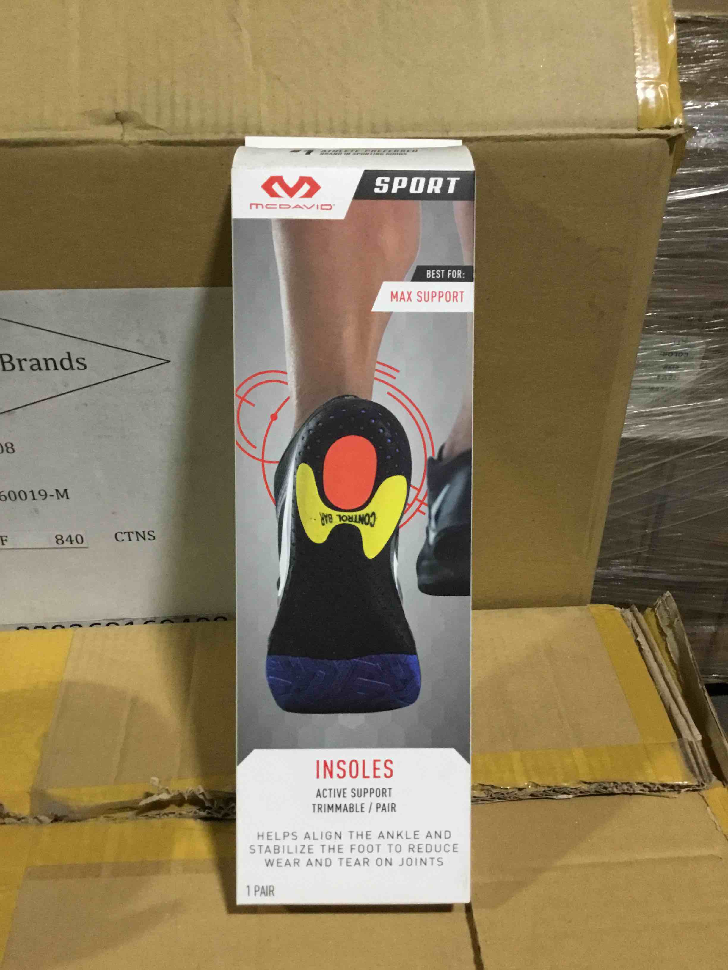 Mcdavid Run Fitness Insole Blue Medium