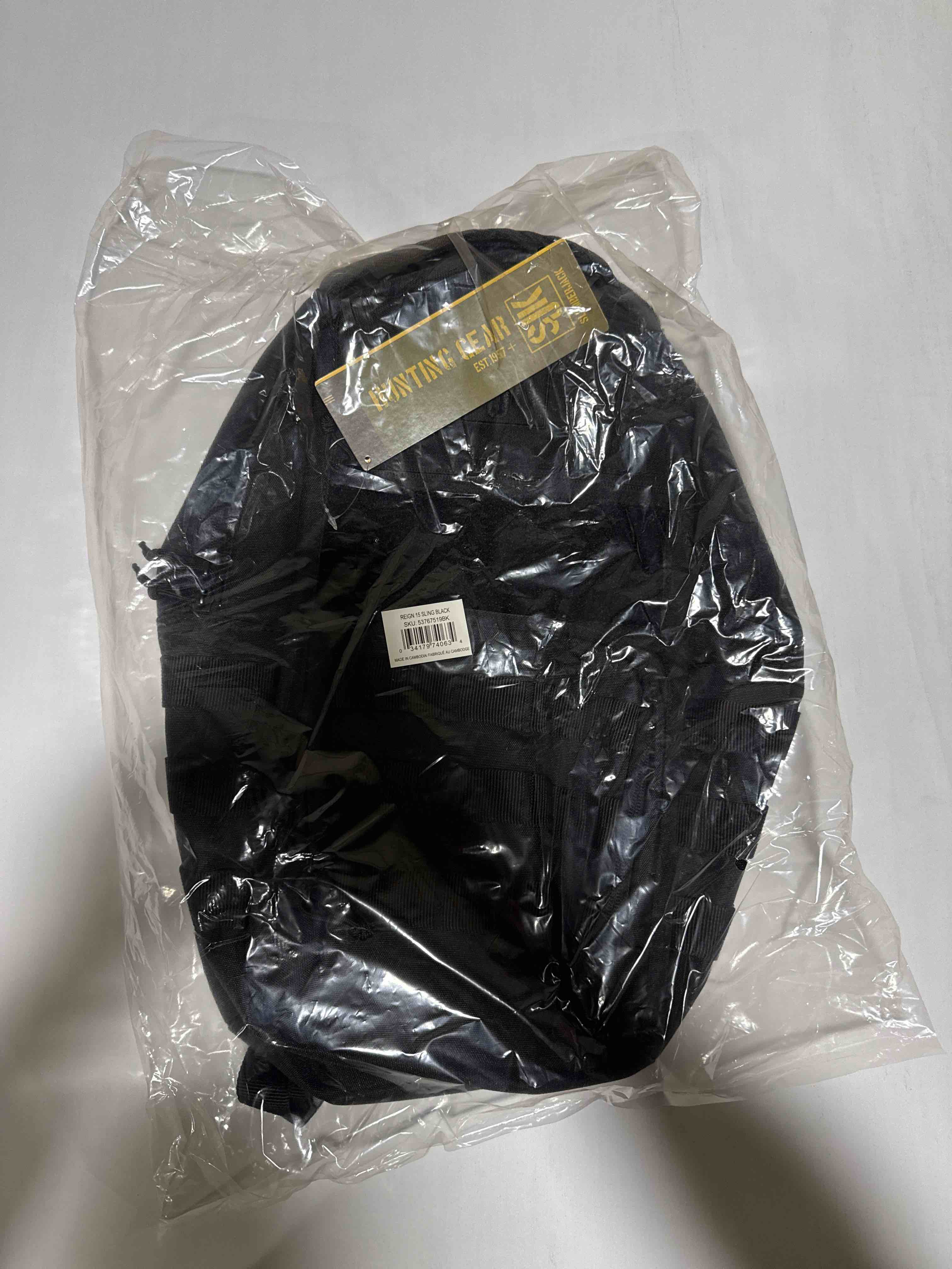 Condition photo showing Brand New for reign 15 sling black