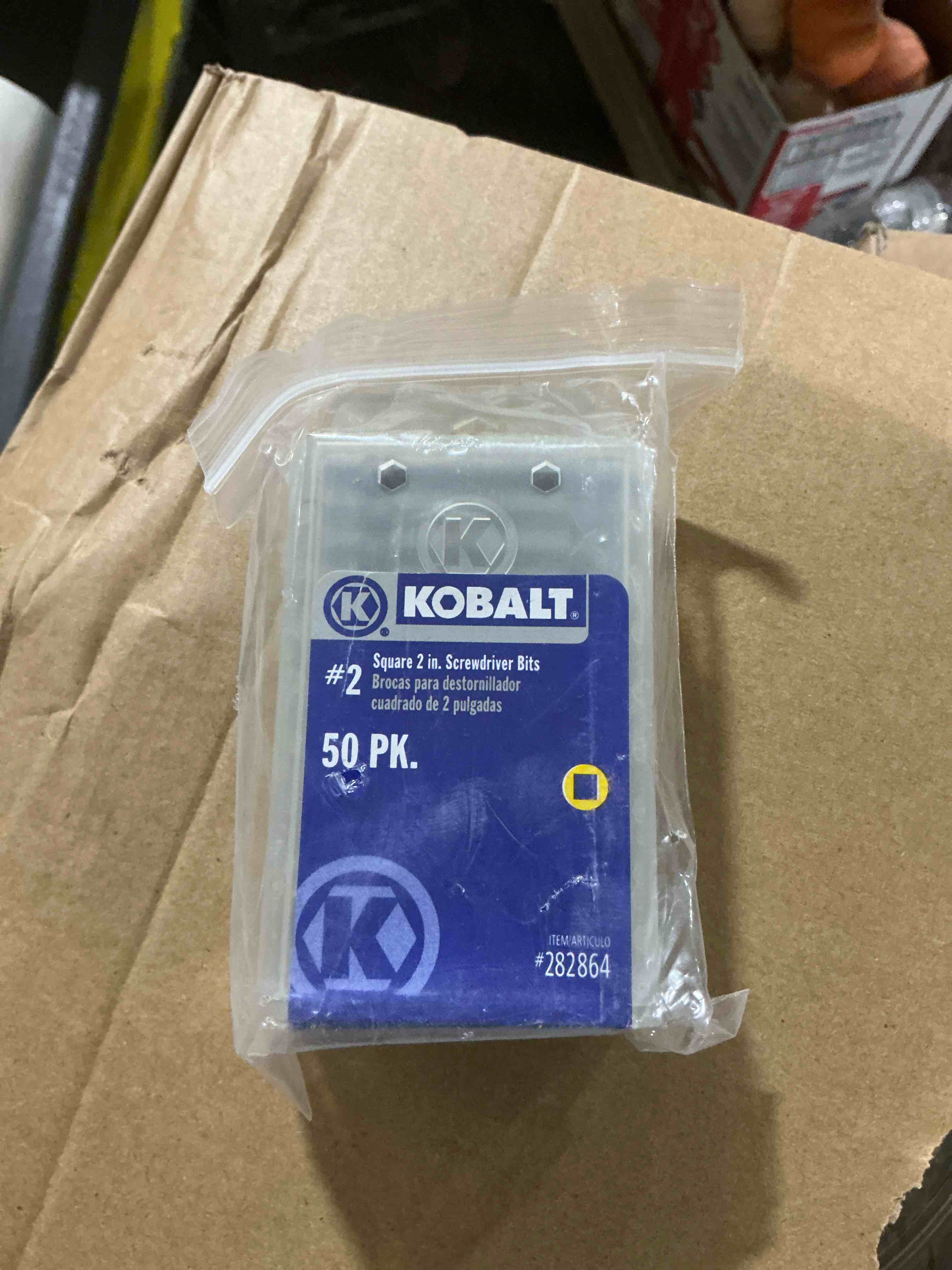 Kobalt number 2 50 pack screwdriver bits