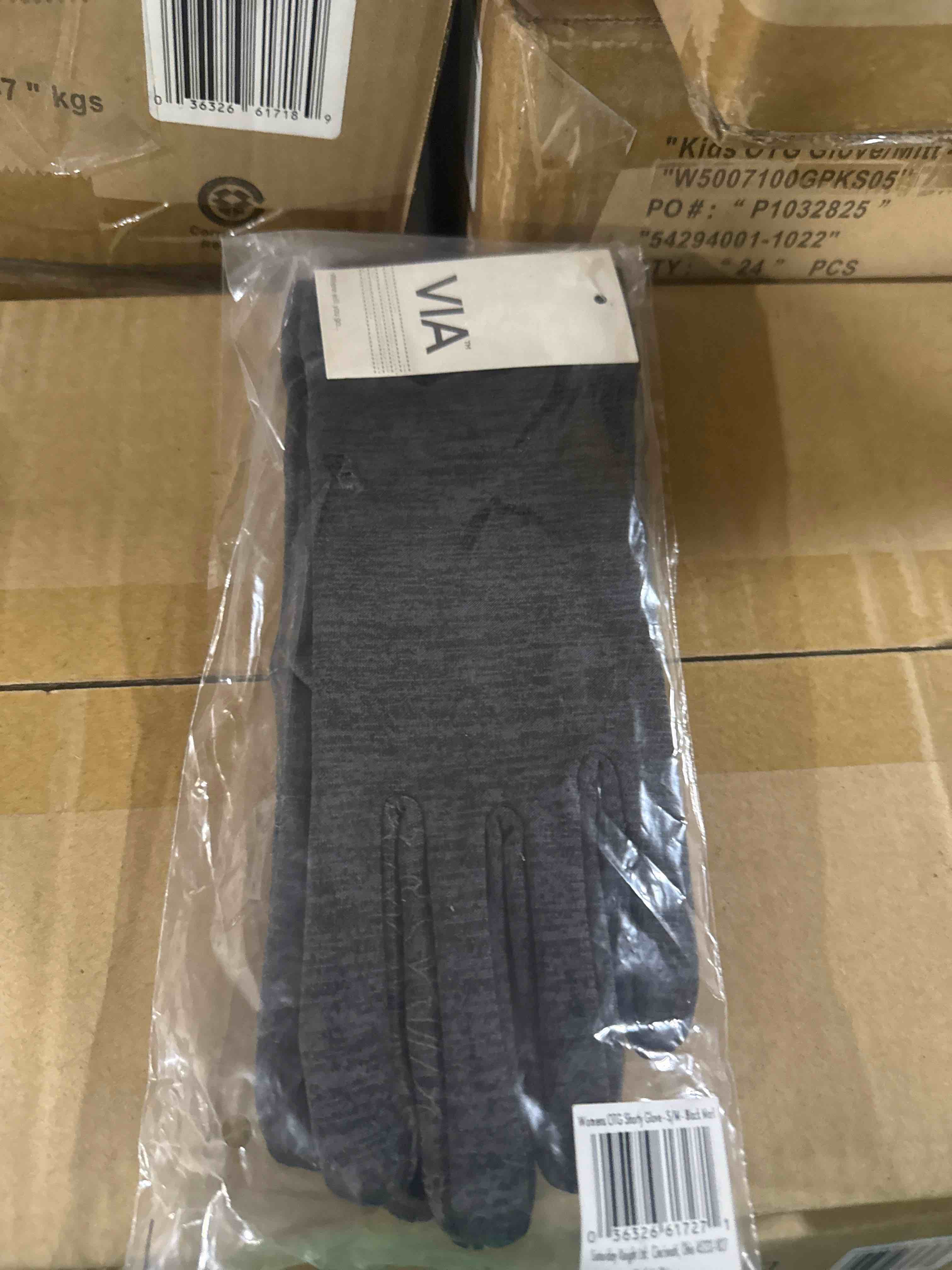 Women’s OTG Shorty glove, black marl 