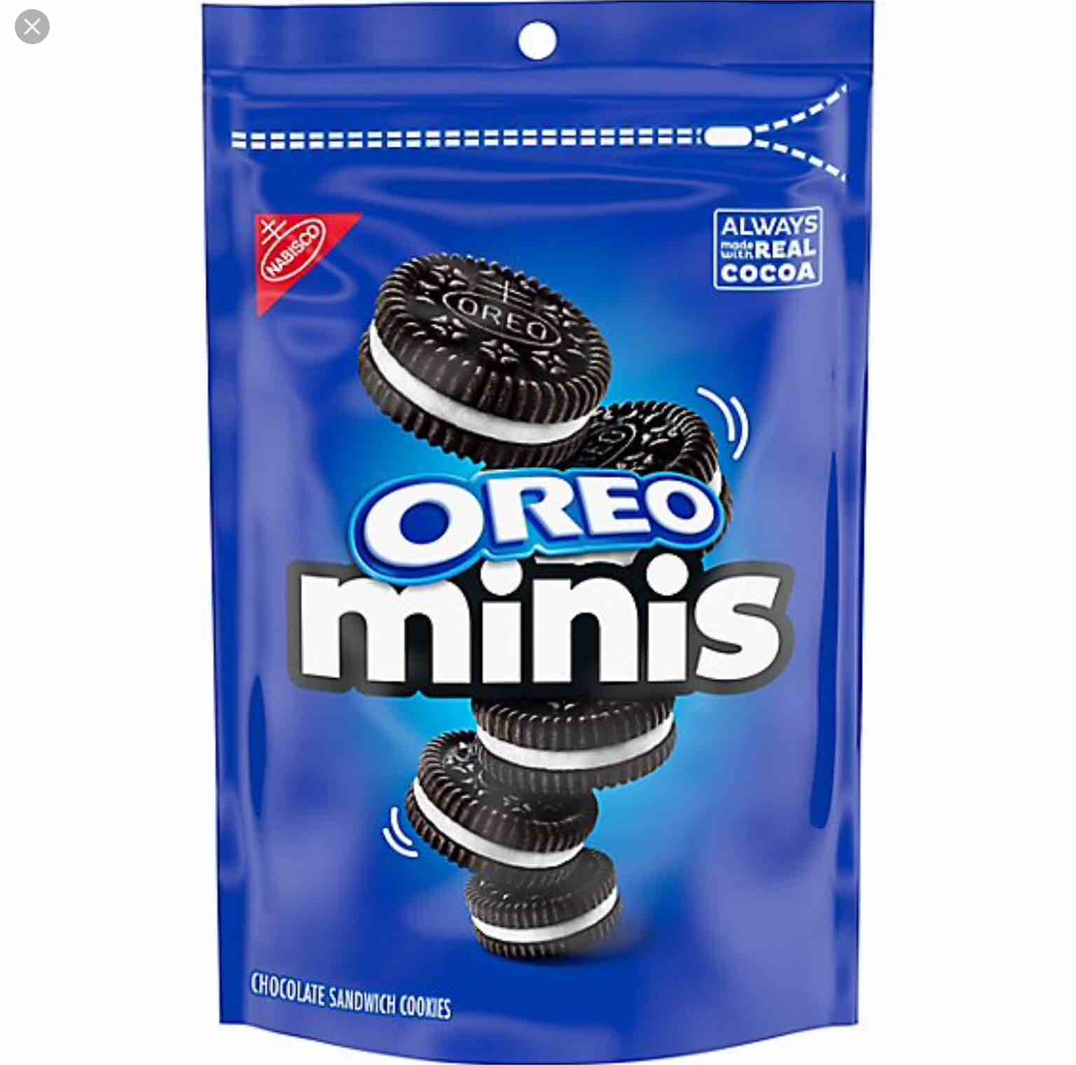 12-8oz bags NABISCO OREO LUNCHBOX COOKIES SNAK SAKS MINI 1X8 OZ bb April 26 