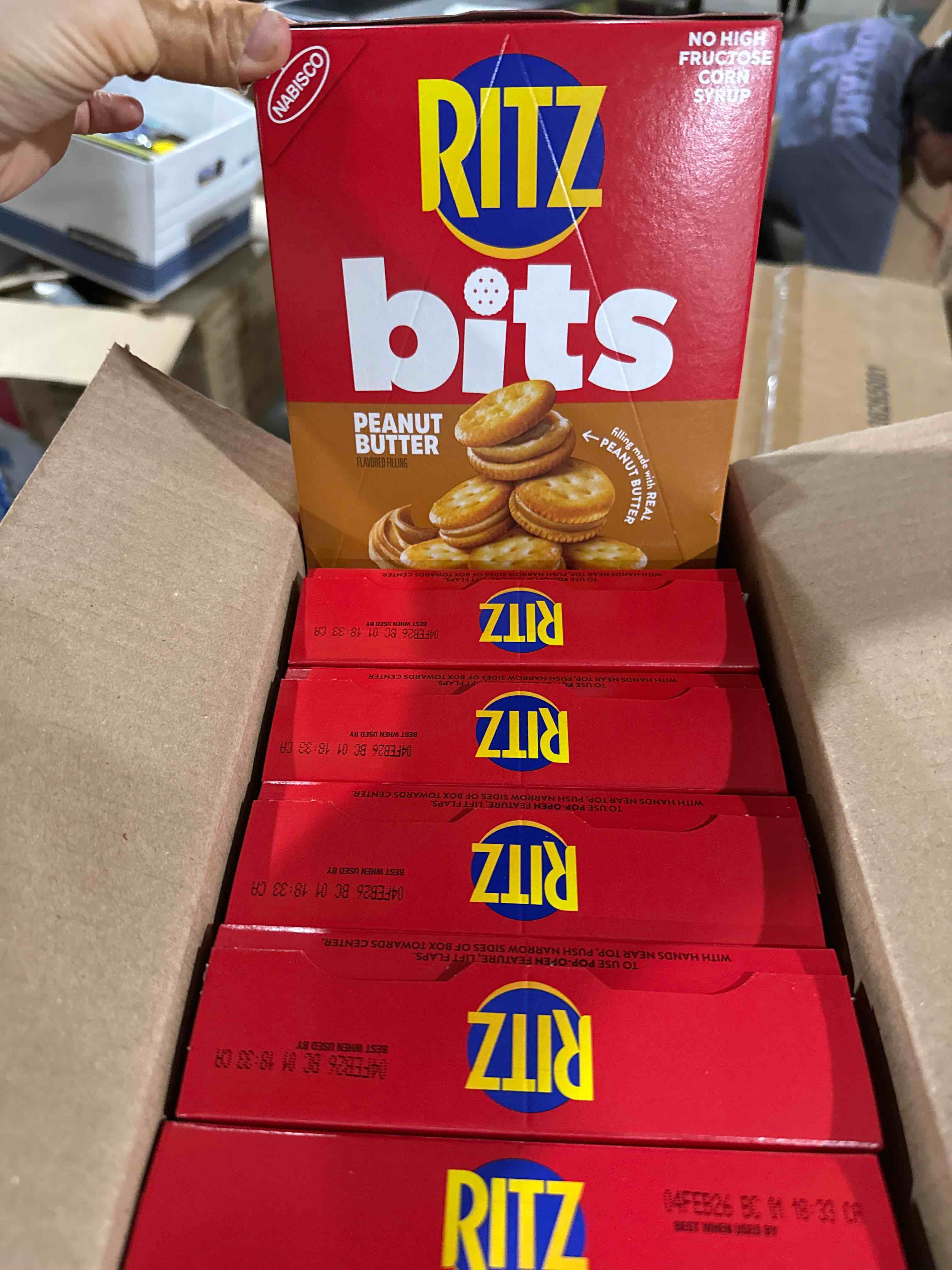 Condition photo showing New/Like New for ritz bitz peanut butter 7.5 ounce box